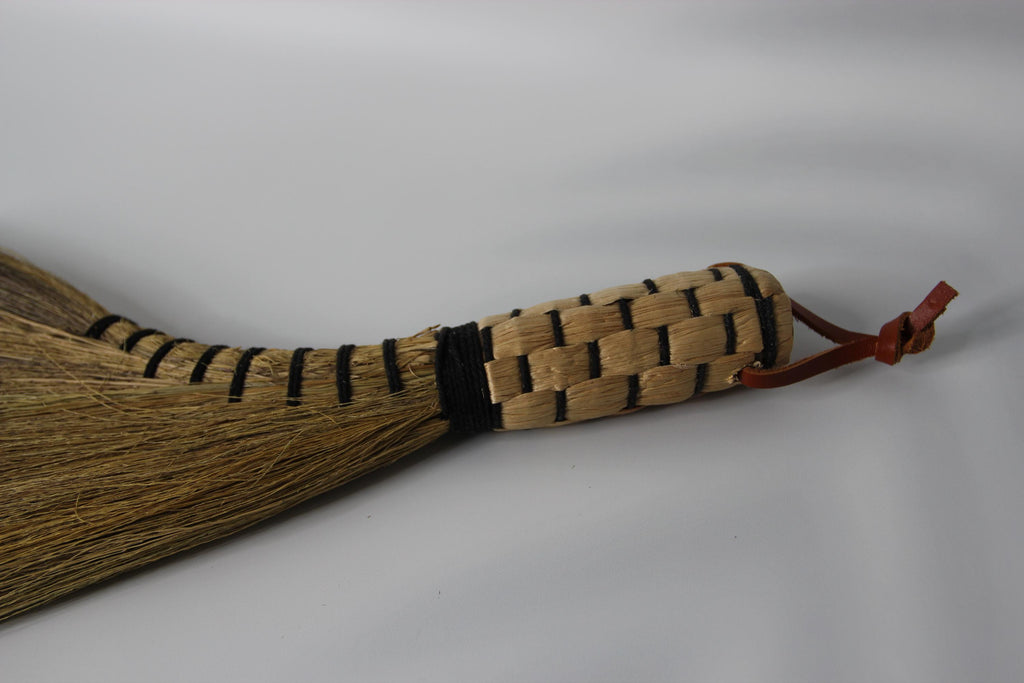 Handmade Tiger Grass Broom | Natural Soft Broom with Eucalyptus Handle | Eco-Friendly Home Cleaning Tool
