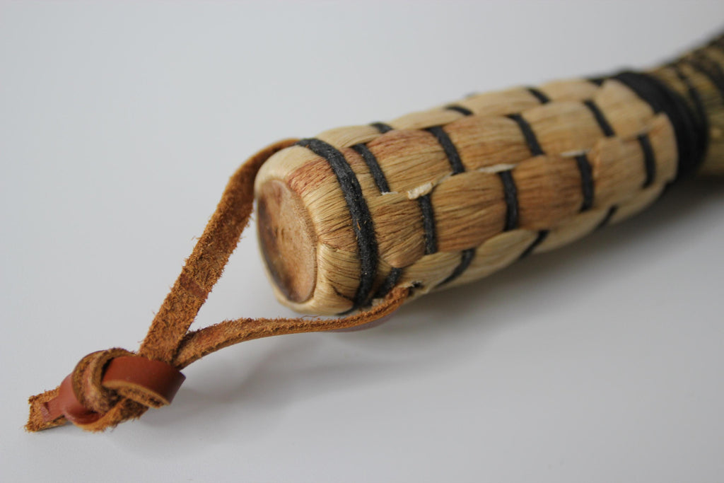 Handmade Tiger Grass Broom | Natural Soft Broom with Eucalyptus Handle | Eco-Friendly Home Cleaning Tool