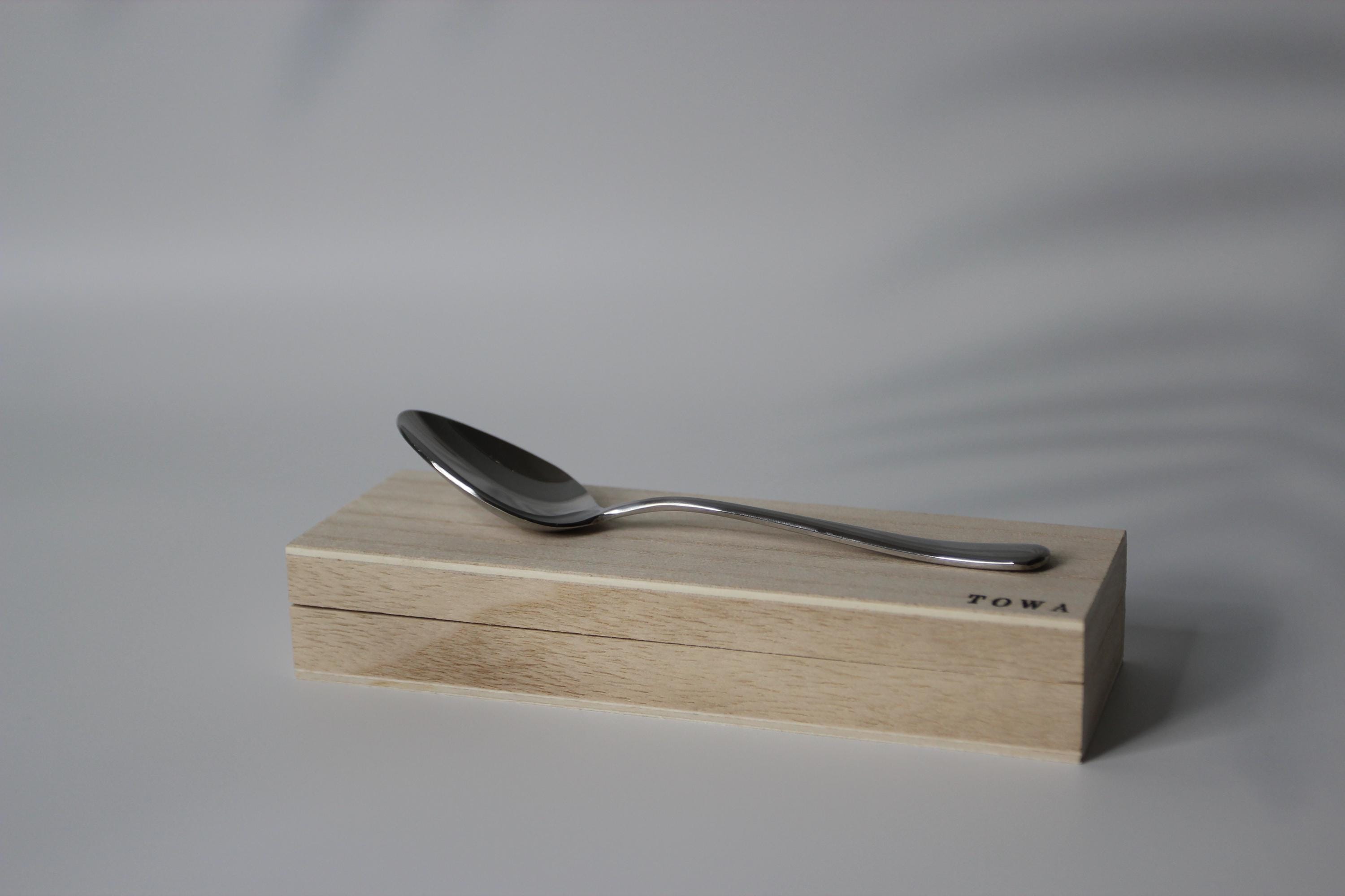 Handmade Japanese Dessert Cutlery Set | 18-8 Stainless Steel | Gift Box from Tsubame-Sanjo Niigata