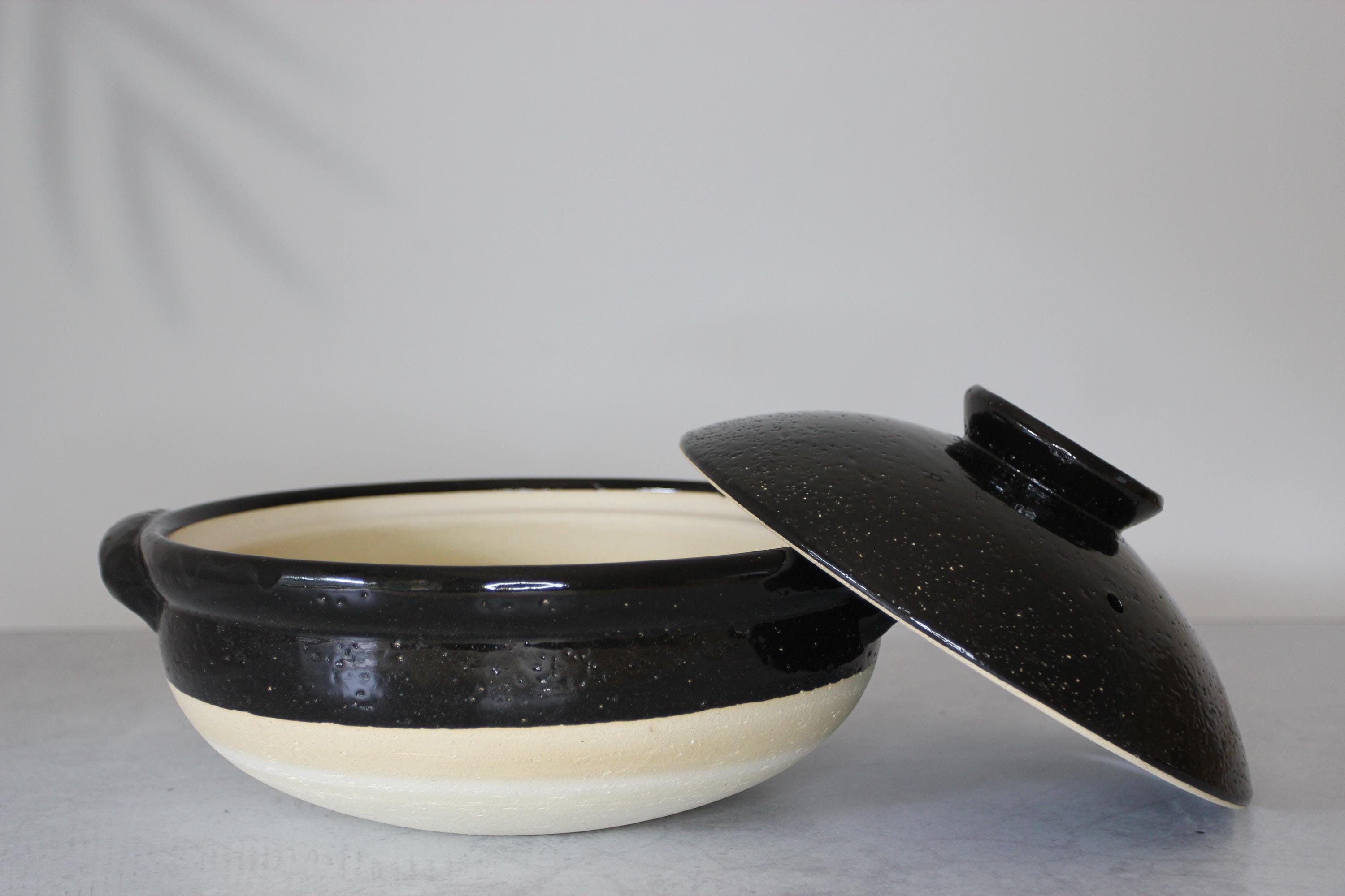 Large Ko-Iga Donabe Japanese Clay Pot | Gas, Oven, Microwave Safe