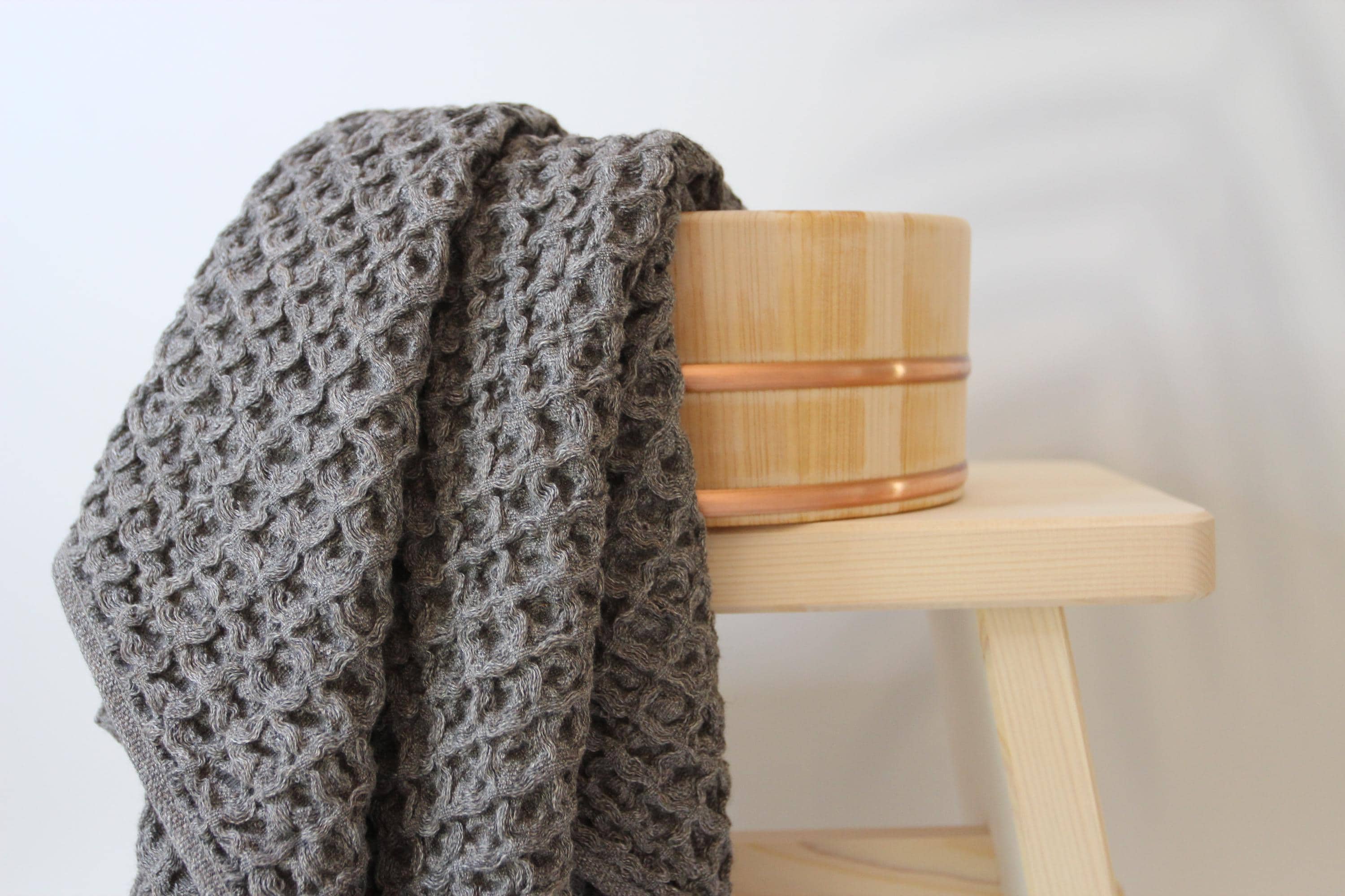 Brera Waffle Bath Towel (Extra Large) Imabari Japanese Cotton Towel
