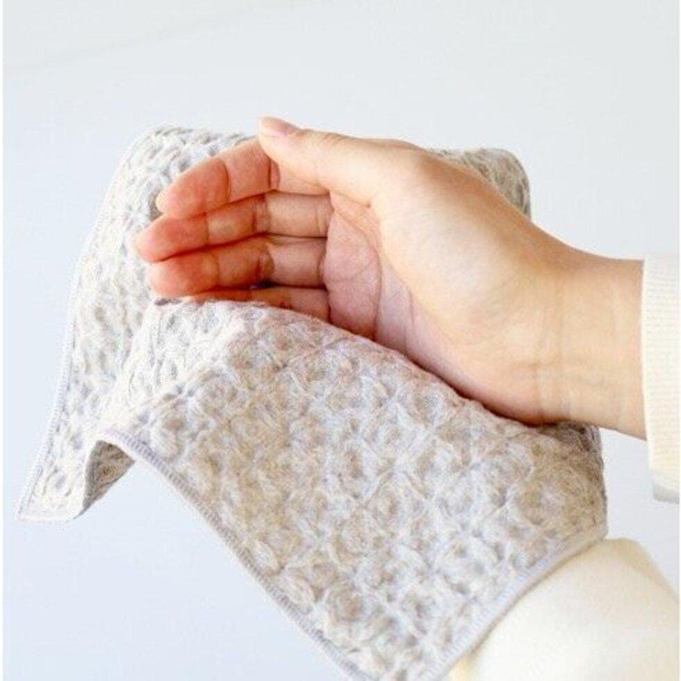 Cotton Linen Waffle Handkerchief  Japanese Hand Towel, Made in Japan