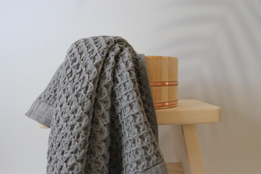 Brera Waffle Bath Towel (Extra Large) Imabari Japanese Cotton Towel
