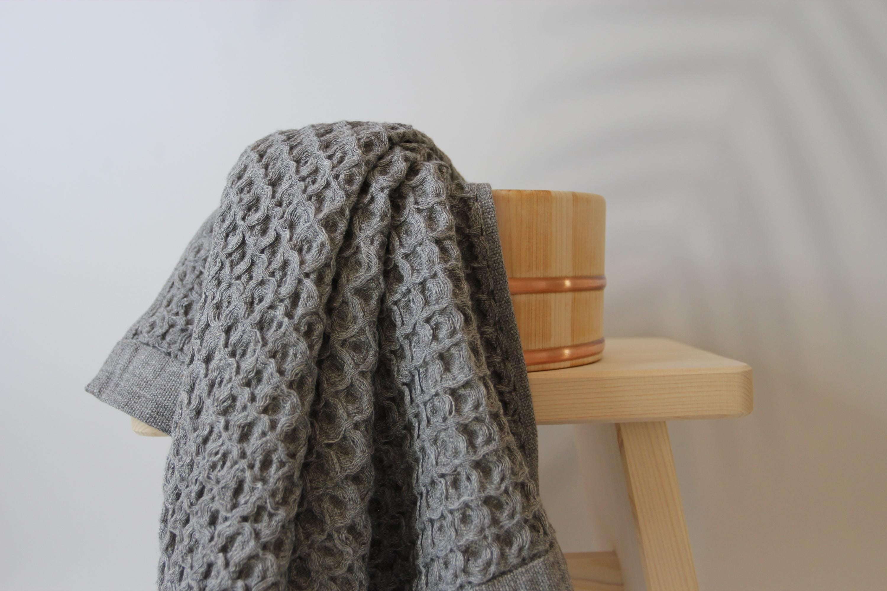Brera Waffle Bath Towel (Extra Large) Imabari Japanese Cotton Towel