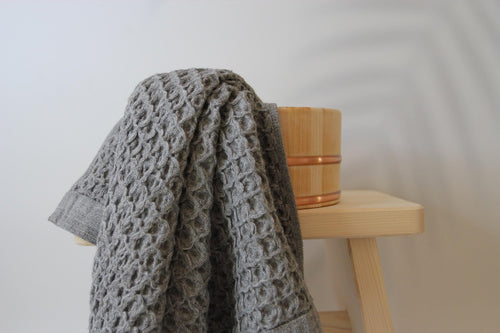 Brera Waffle Bath Towel (Extra Large) Imabari Japanese Cotton Towel