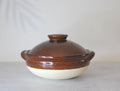 Large Ko-Iga Donabe Japanese Clay Pot | Gas, Oven, Microwave Safe