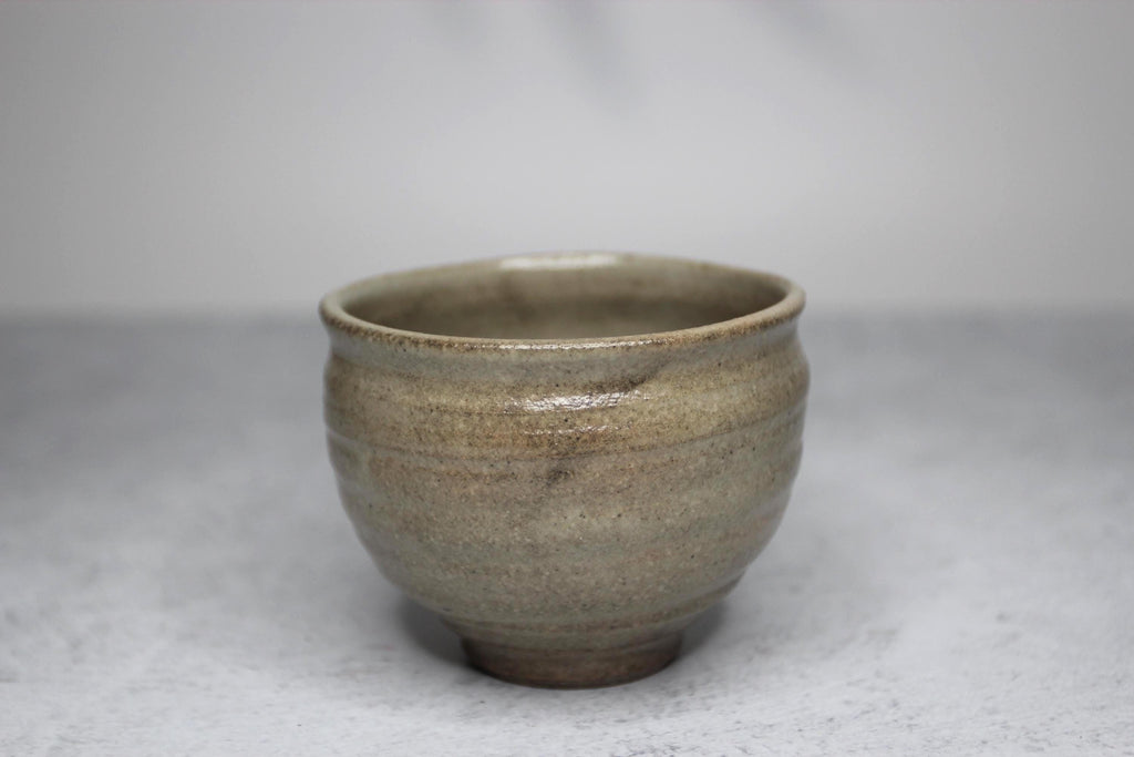 Handmade Shigaraki Ware Tea Cup: Rustic Japanese Yunomi (250ml)