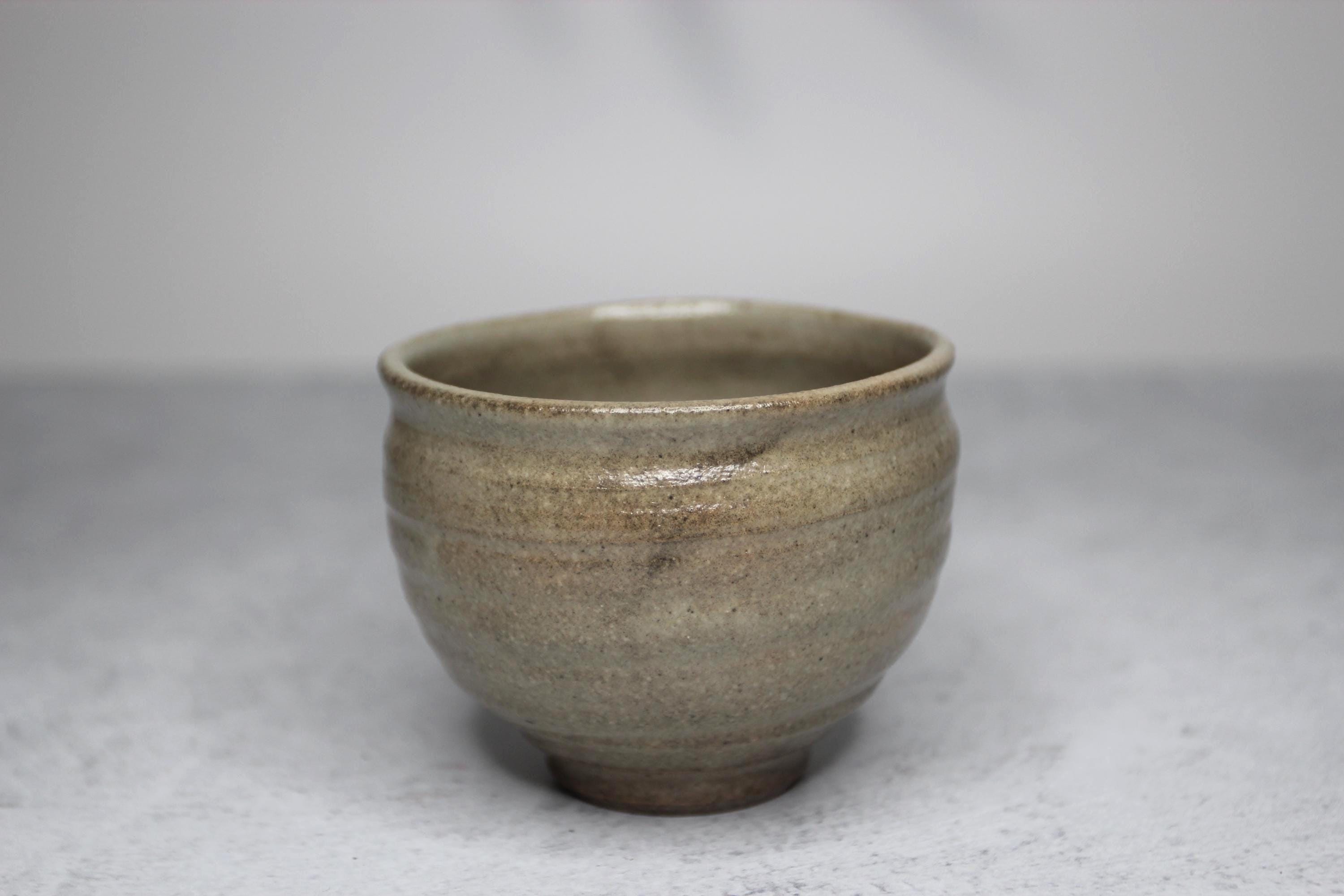Handmade Shigaraki Ware Tea Cup: Rustic Japanese Yunomi (250ml)