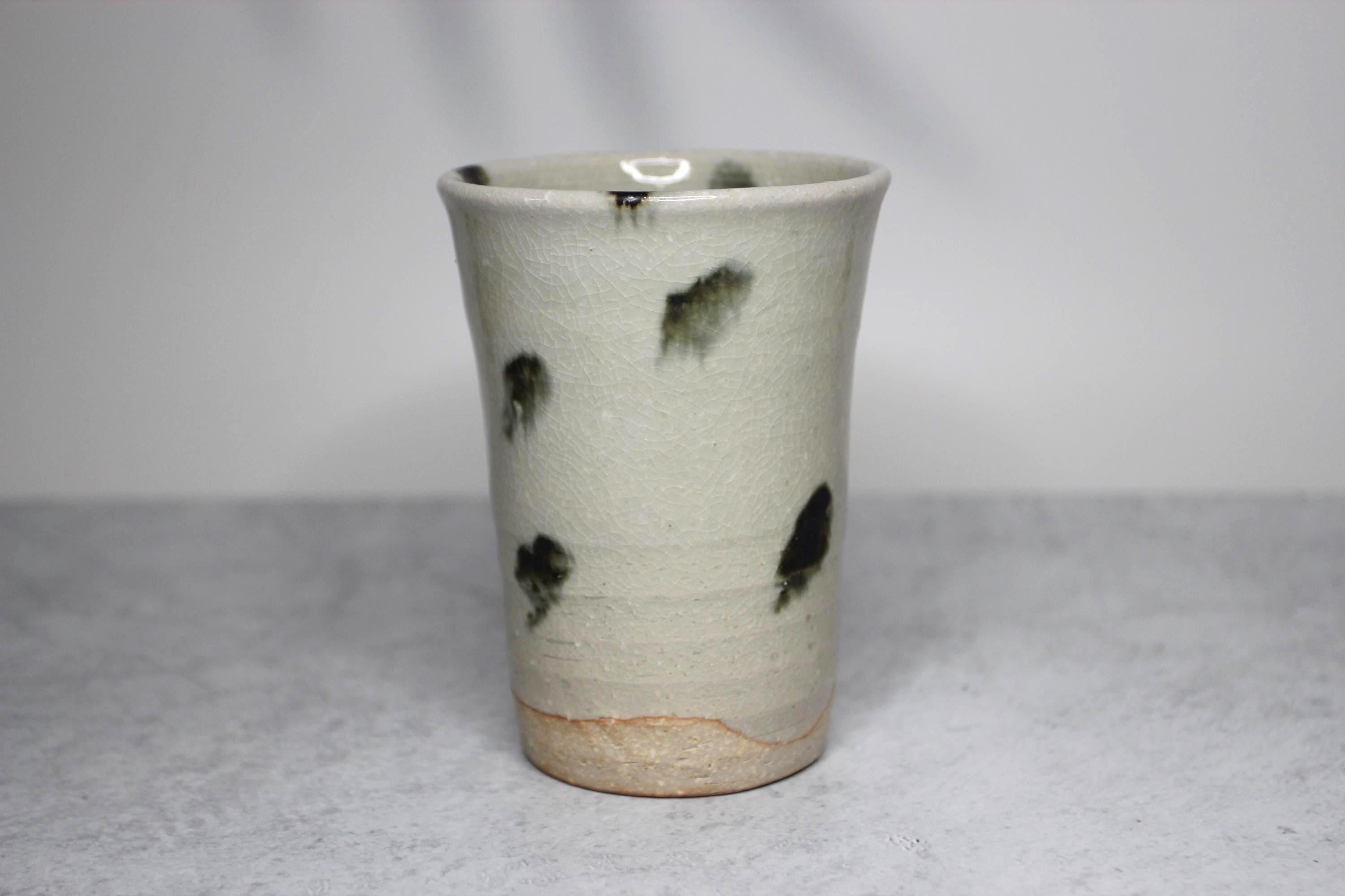 Handmade Shigaraki Ware Tea Cup: Japanese Ceramic Tumbler, 250ml