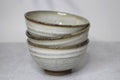 Handmade Shigaraki Ware Rice Bowl: Japanese Wabi Sabi Pottery, Hagi Iron Painting