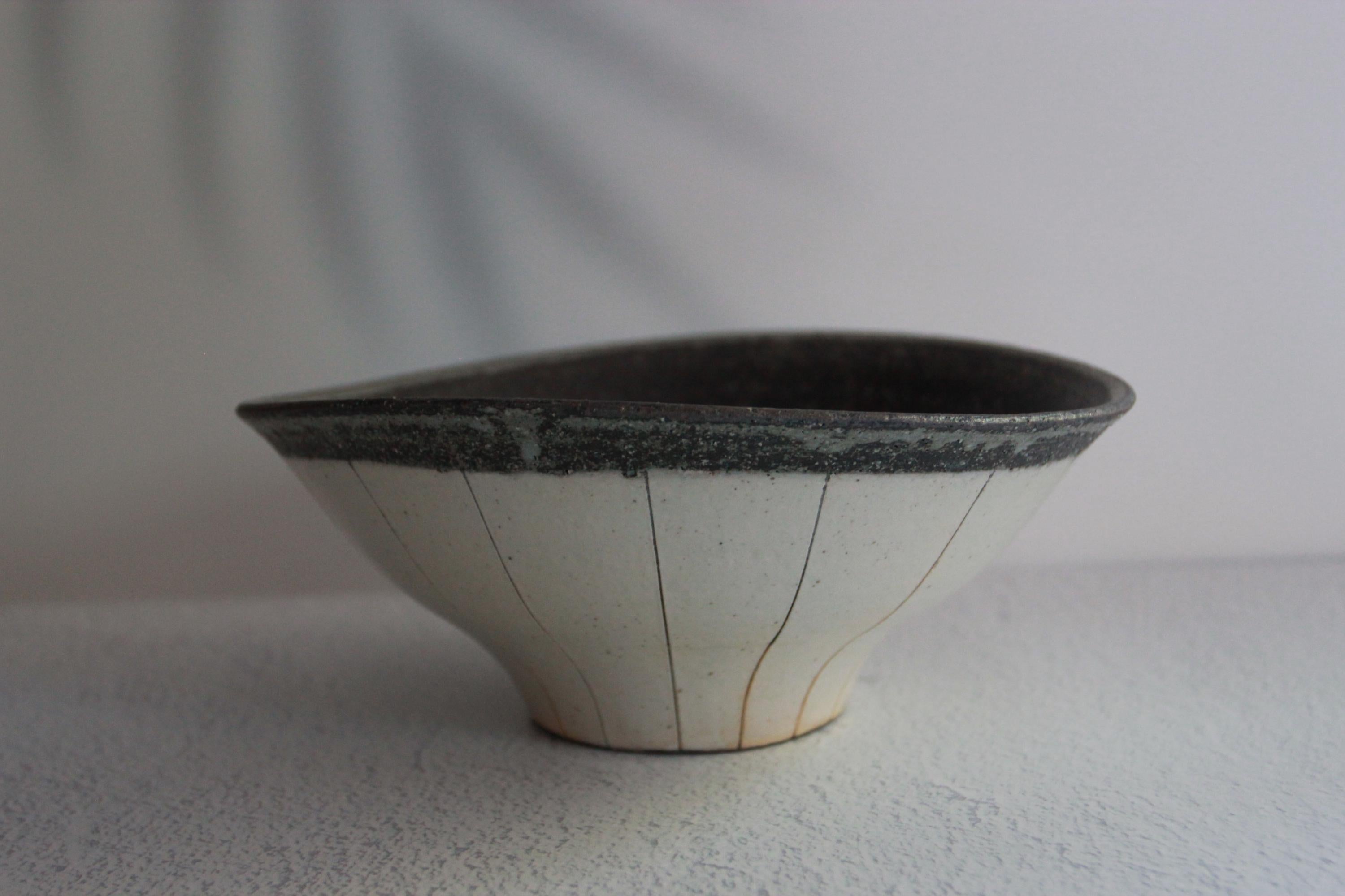 Handmade Shigaraki Ware Bowl: Japanese Wabi Sabi Ceramic Serving Bowl