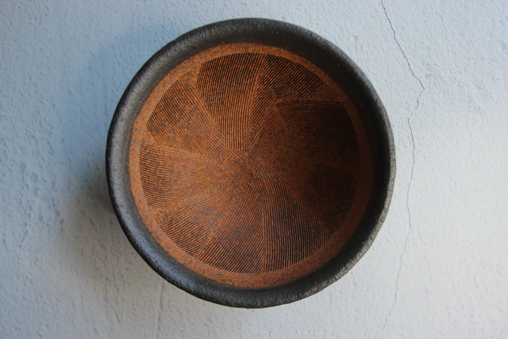 Handmade Ceramic Mortar SMALL: Japanese Spice Grinding Bowl
