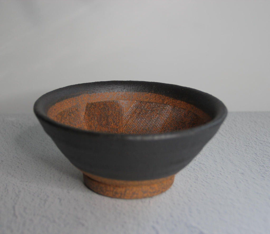 Handmade Ceramic Mortar SMALL: Japanese Spice Grinding Bowl