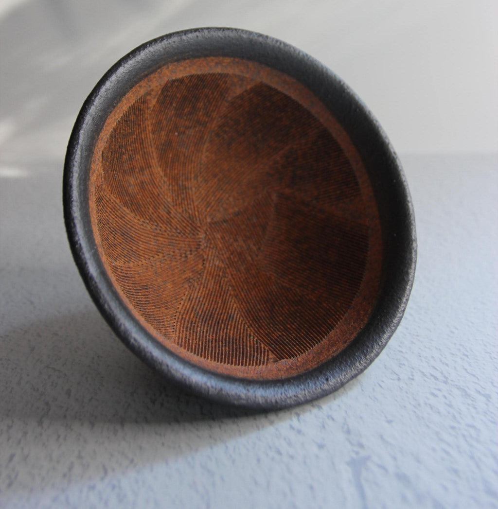 Handmade Ceramic Mortar SMALL: Japanese Spice Grinding Bowl