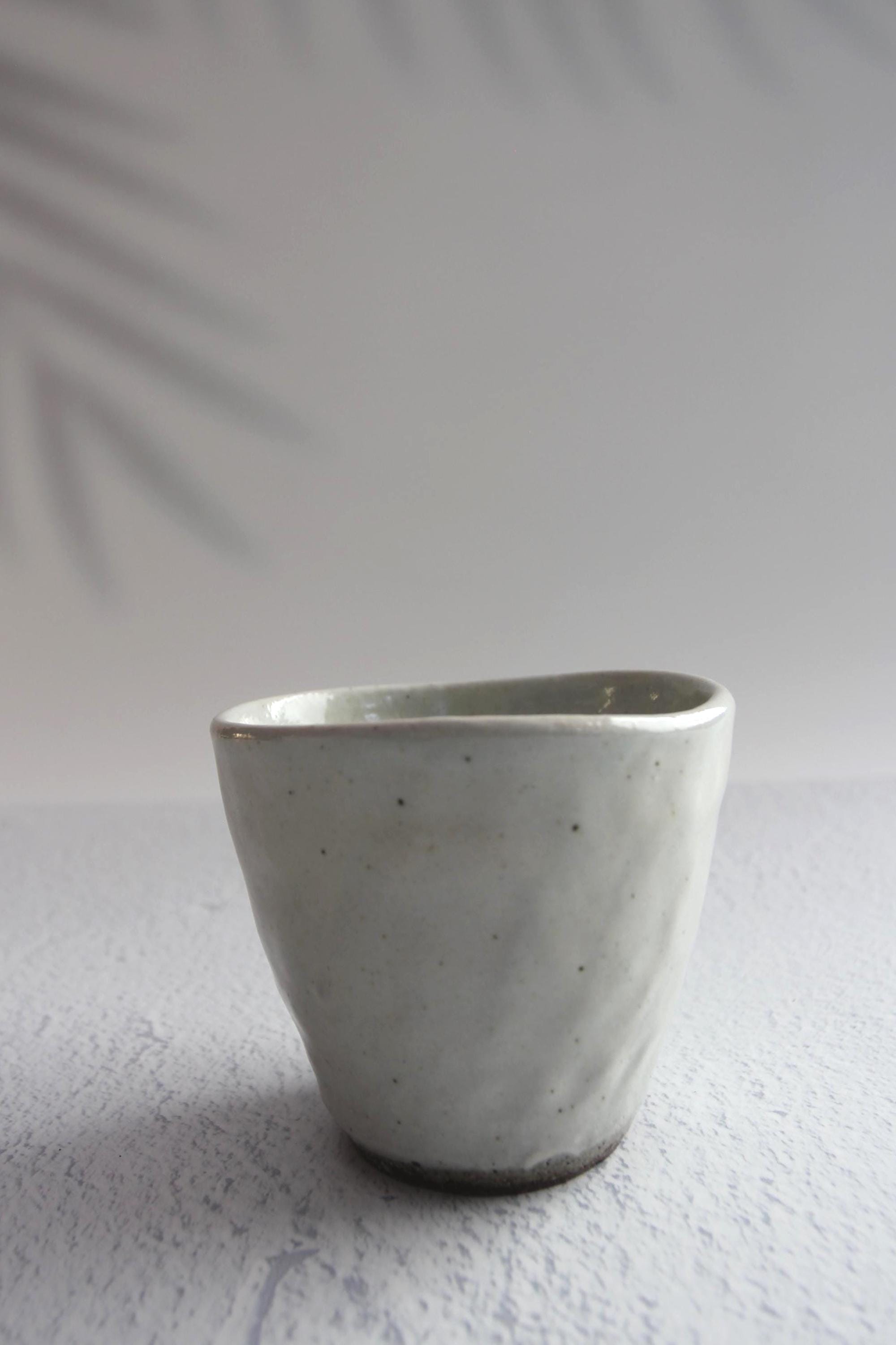 Handmade Shigaraki Kohiki Tea Cup: Japanese Pottery, 250ml