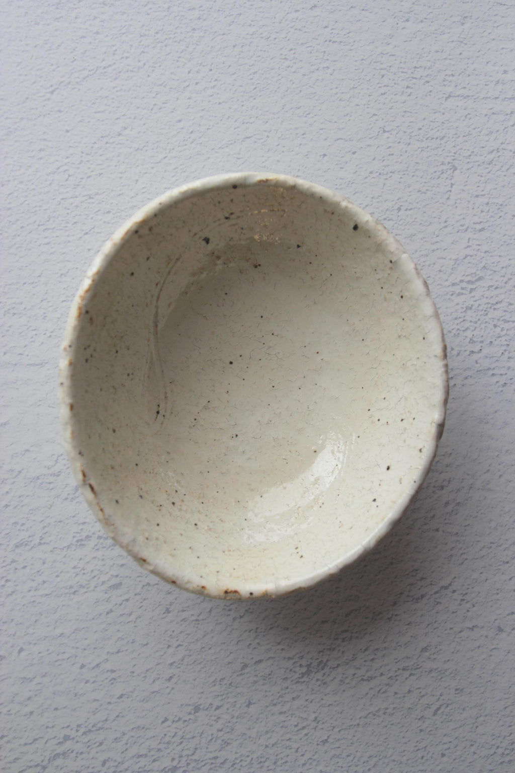 Handmade Shigaraki Ware Bowl: Ishime-Kohiki Glazed Japanese Pottery