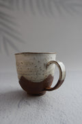 Handmade Shigaraki Ware Mug: Japanese Rustic Ceramic Cup (9.5cm, 350ml)