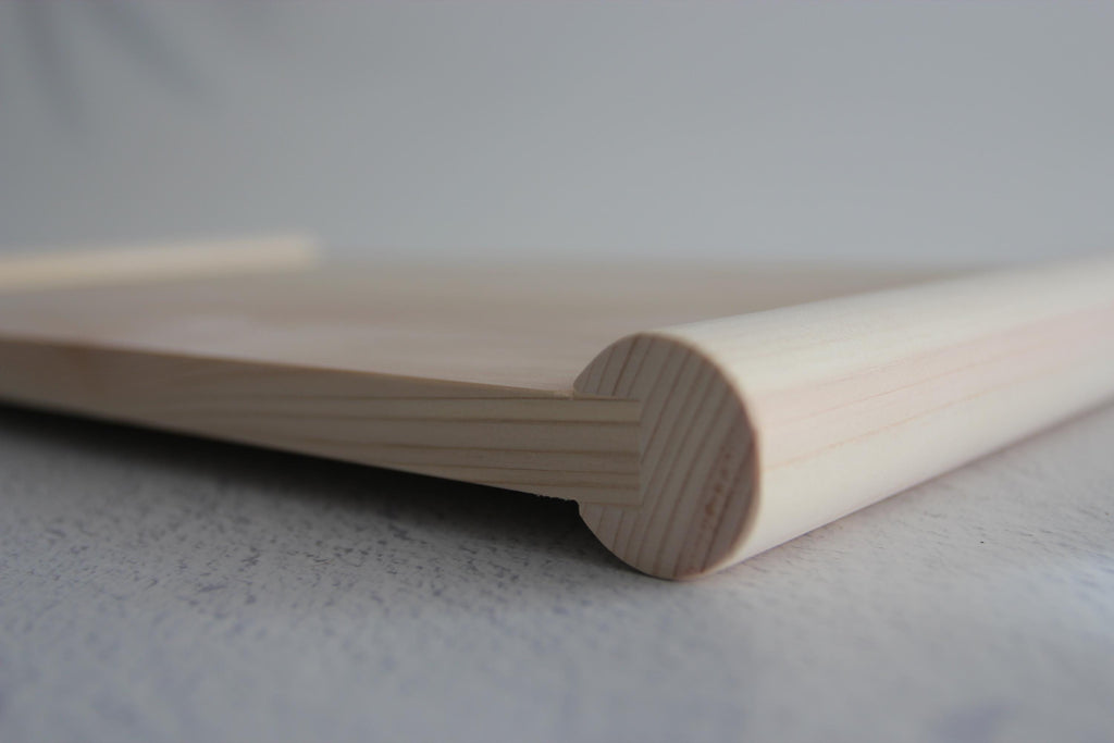 Made in Japan Hinoki Floating Cutting Board | Reversible Wooden Chopping Board with Raised Cleats | Available 3 Sizes