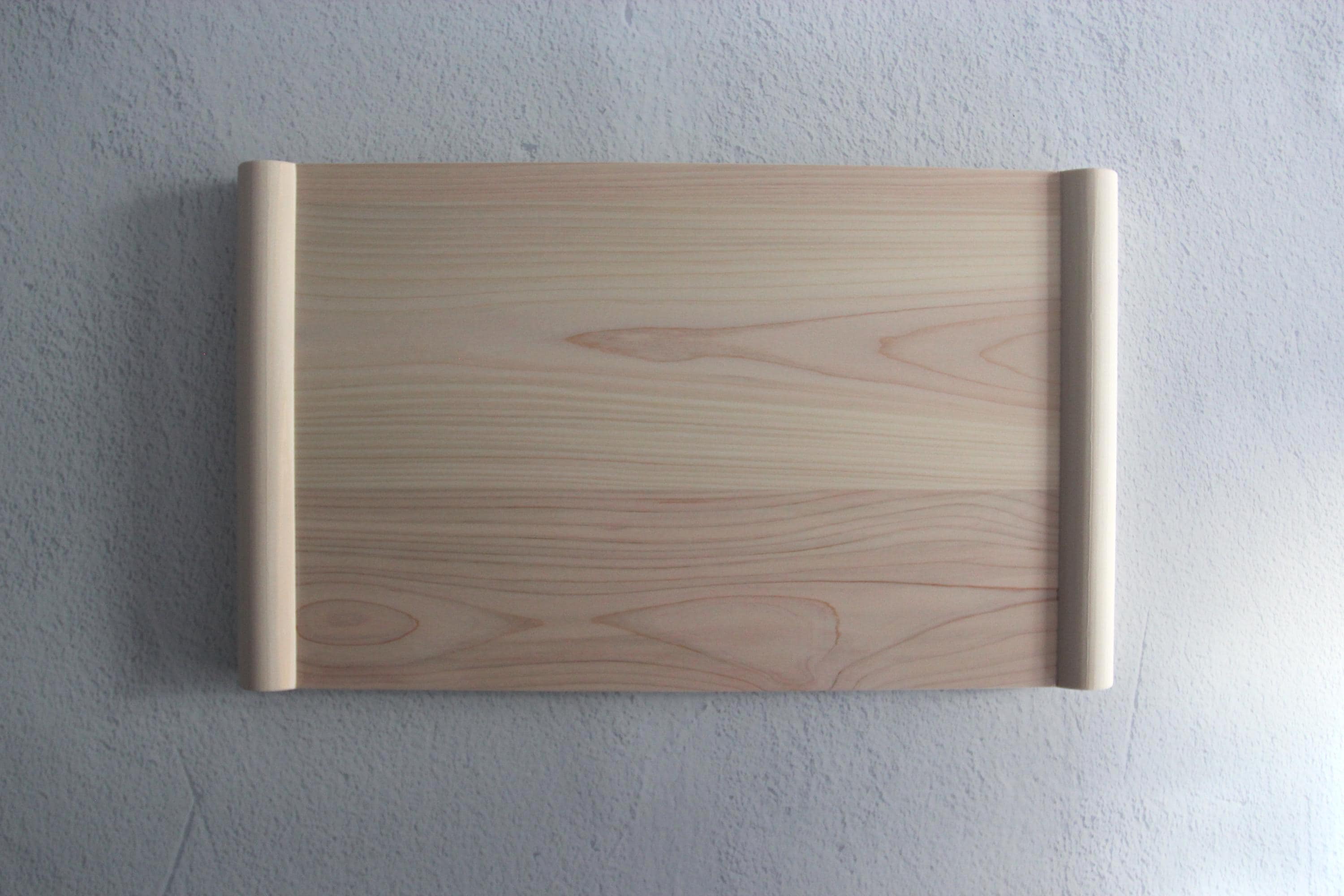 Made in Japan Hinoki Floating Cutting Board | Reversible Wooden Chopping Board with Raised Cleats | Available 3 Sizes