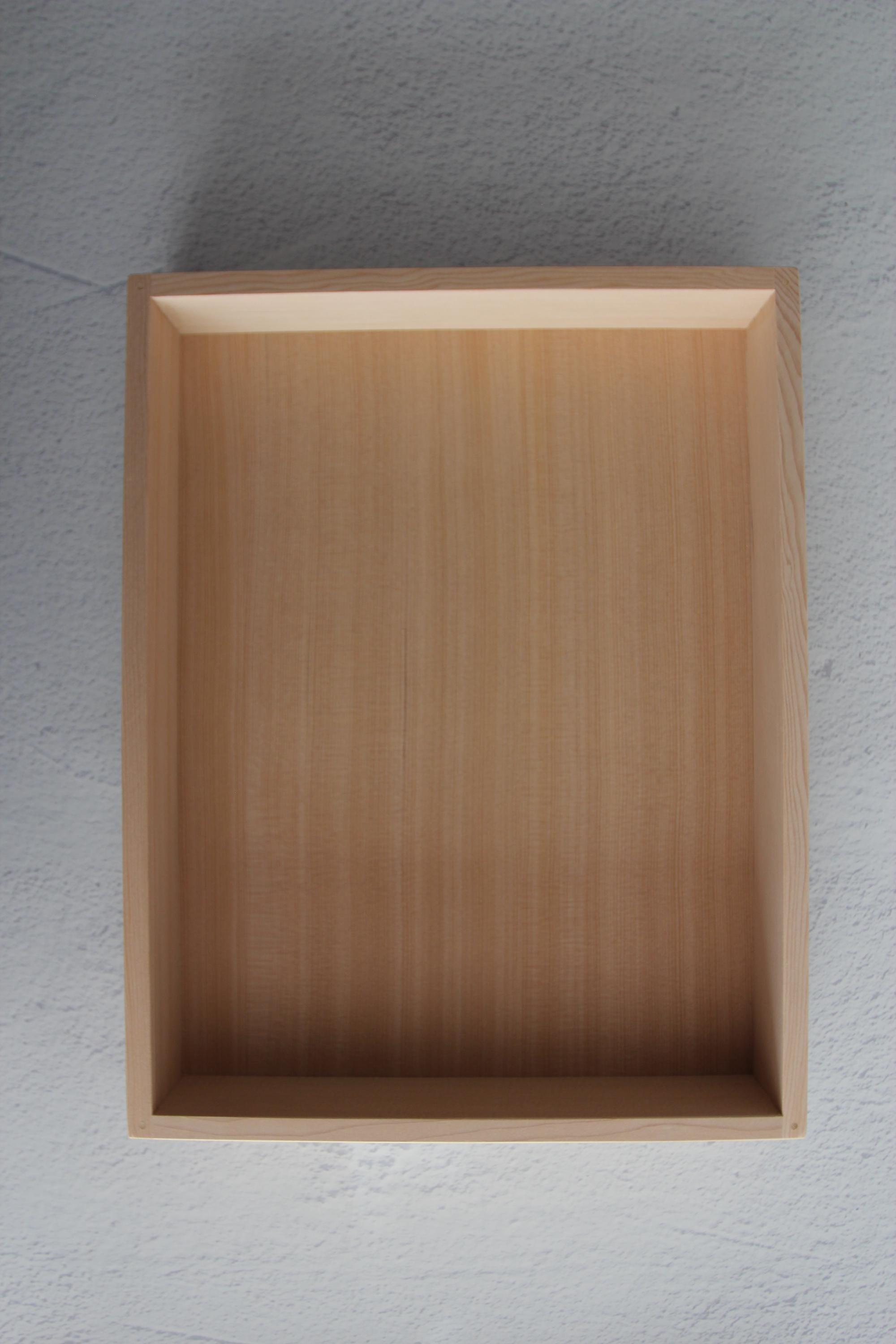 Wooden Dumpling Box with Lid | Japanese Spruce Gyoza Tray, Stackable Pasta Keeper