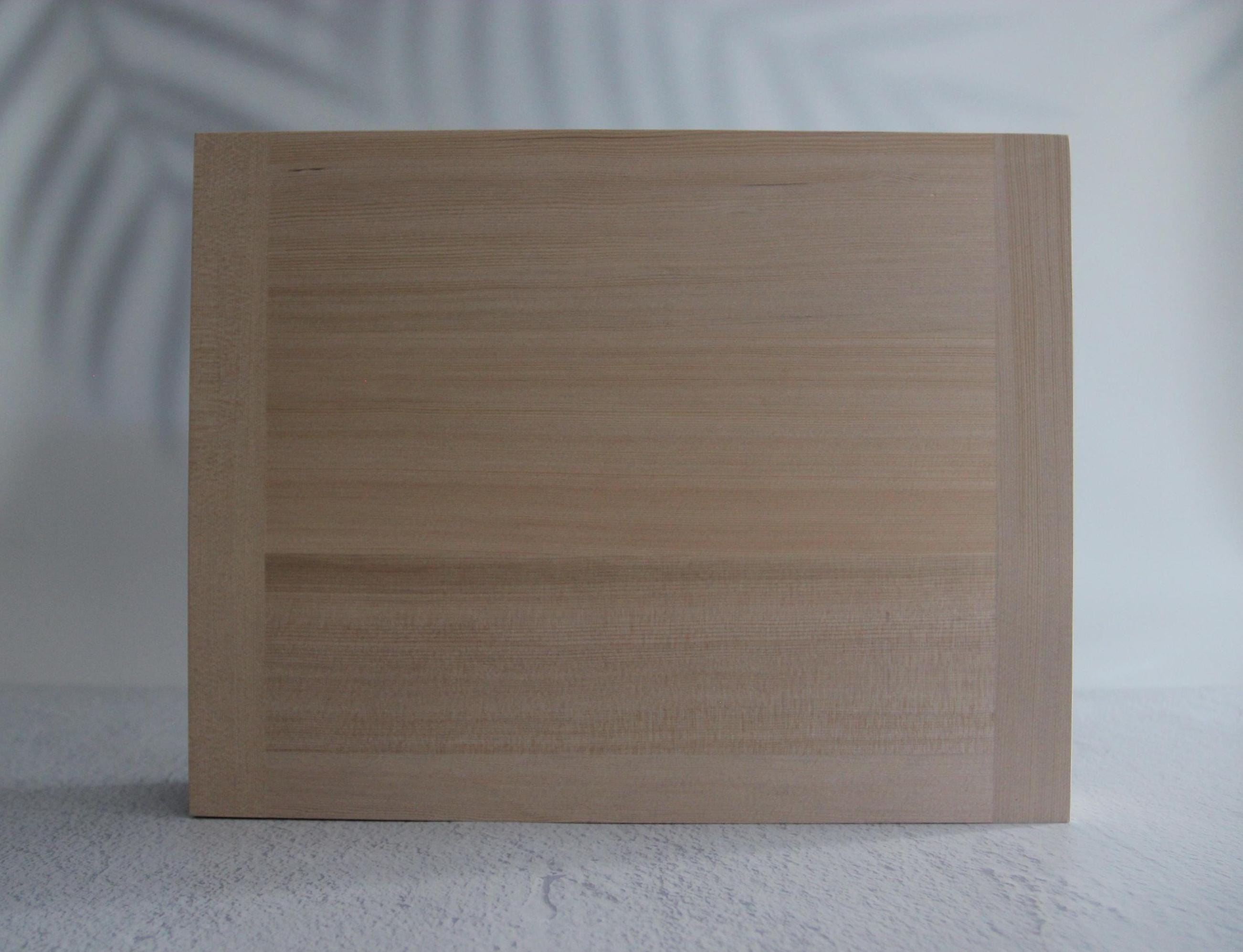 Wooden Dumpling Box with Lid | Japanese Spruce Gyoza Tray, Stackable Pasta Keeper