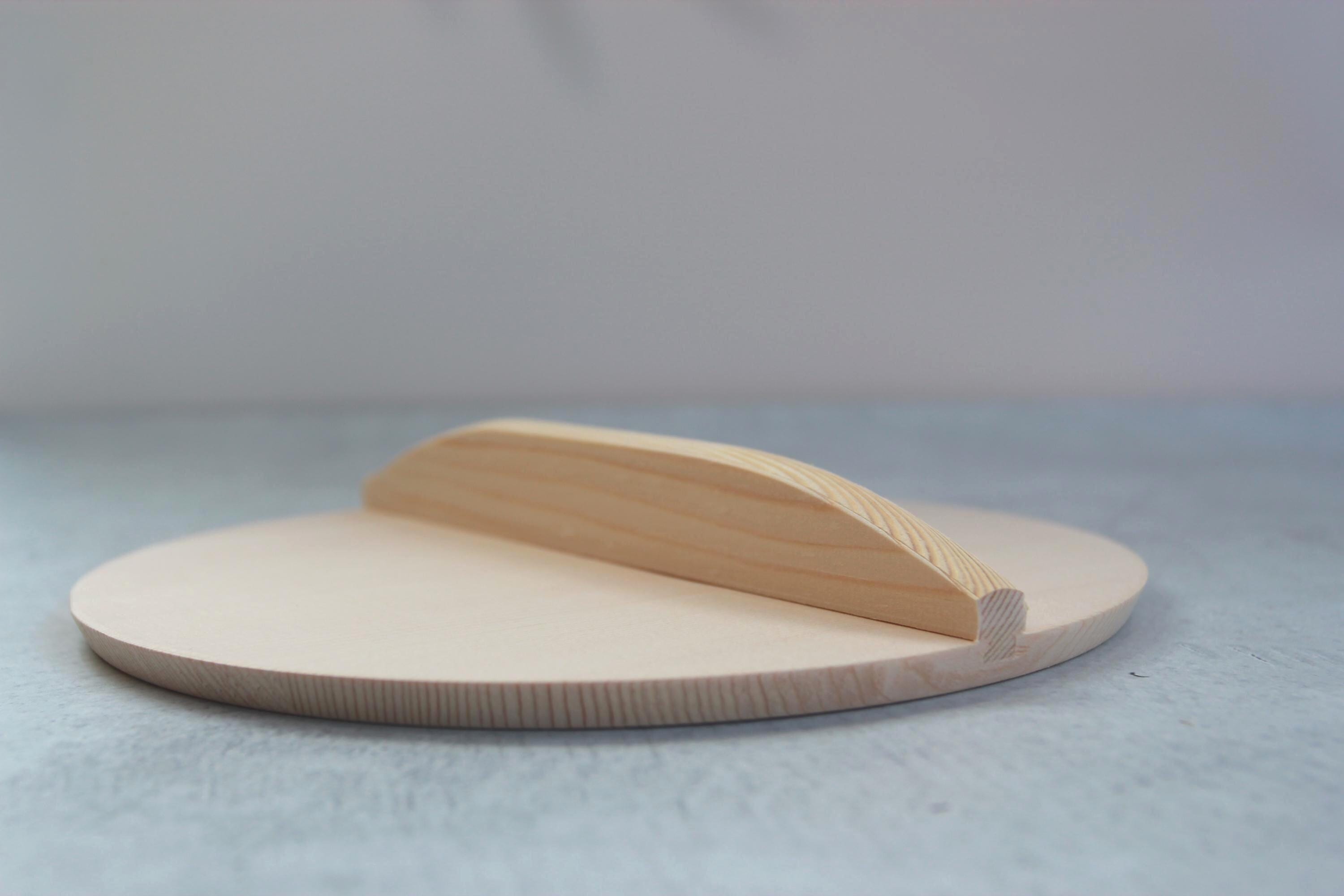 Japanese Wooden Drop Lid (Otoshibuta) | Simmer Lid | Spruce Wood | Made in Japan | 16cm, 18cm, 20cm