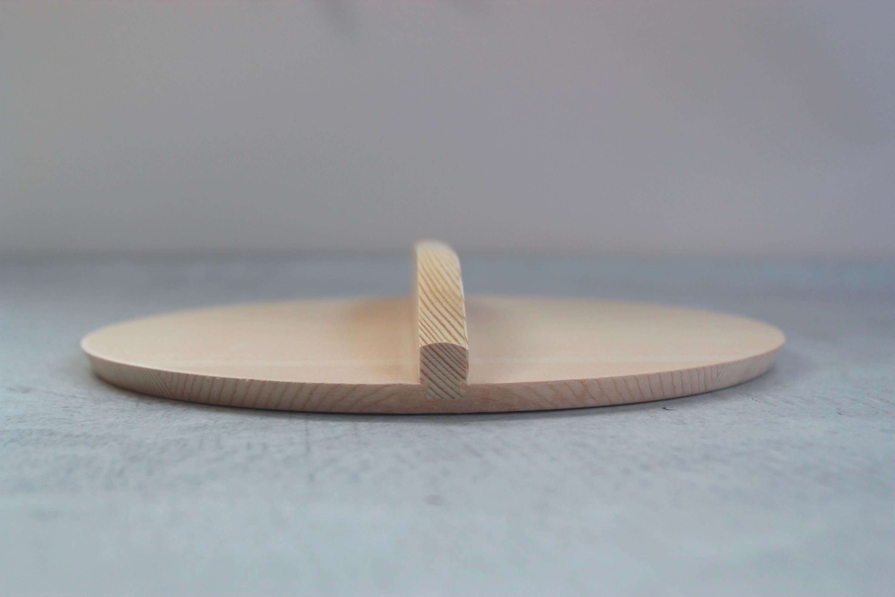 Japanese Wooden Drop Lid (Otoshibuta) | Simmer Lid | Spruce Wood | Made in Japan | 16cm, 18cm, 20cm