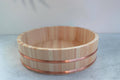 Japanese Hangiri Sushi Rice Bowl 30cm | Kiso Sawara Cypress Sushi Oke | Handmade in Japan