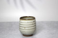 Handmade Shigaraki Ware Teacup: Japanese Iron Brushed Ceramic Yunomi