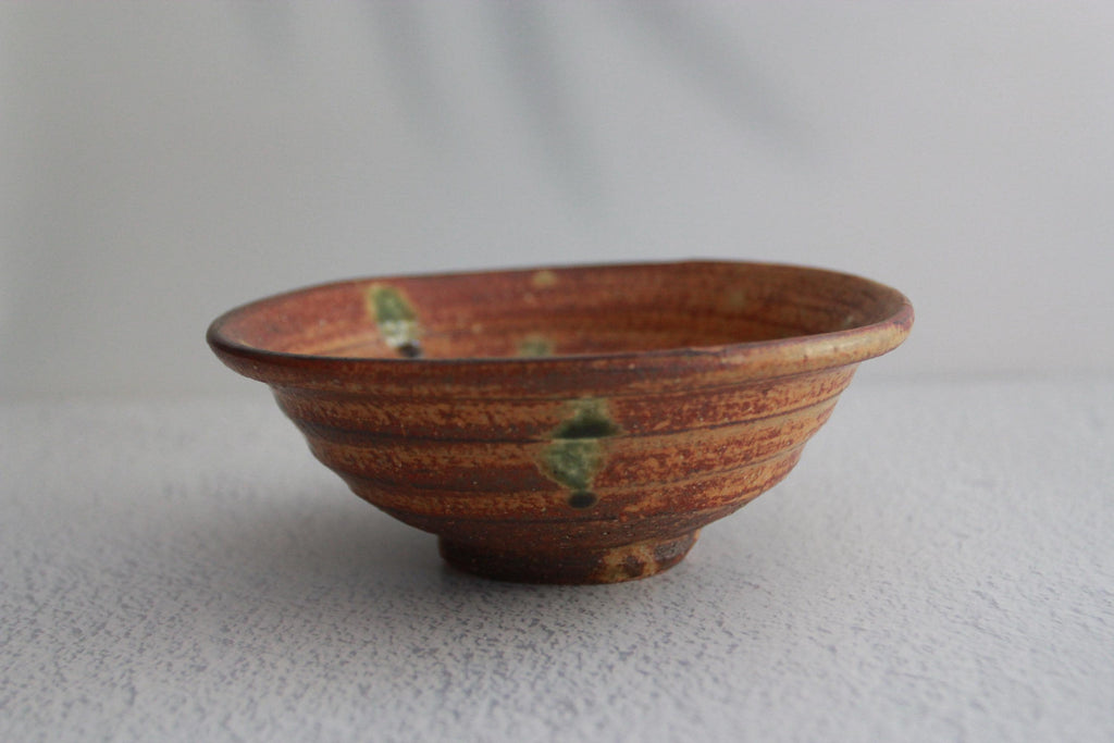 Shigaraki Ware Matcha Chawan: Handmade Japanese Pottery Tea Bowl