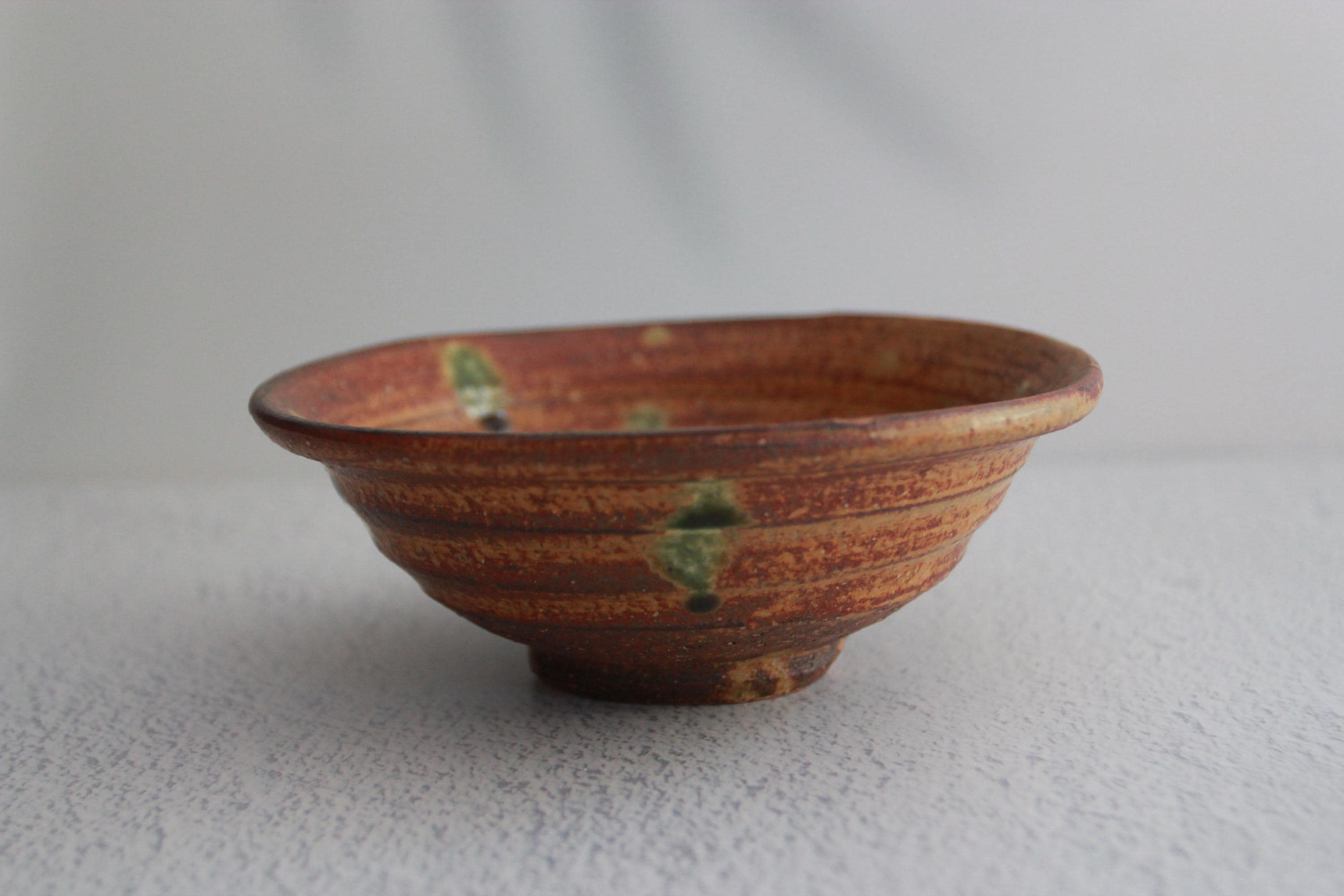 Shigaraki Ware Matcha Chawan: Handmade Japanese Pottery Tea Bowl