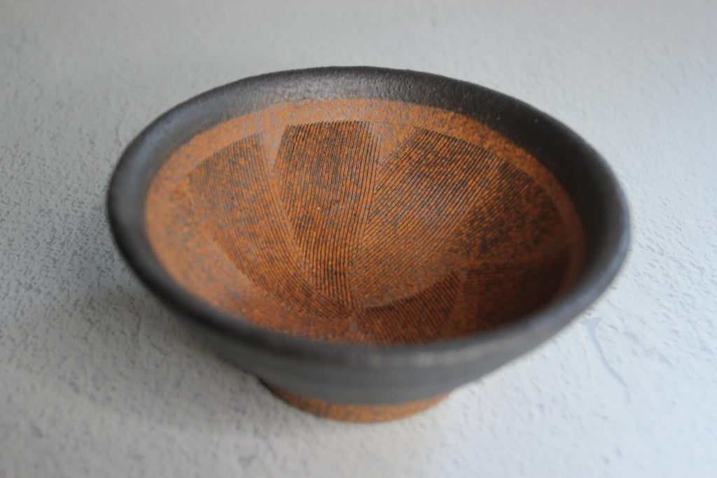 Handmade Ceramic Mortar SMALL: Japanese Spice Grinding Bowl
