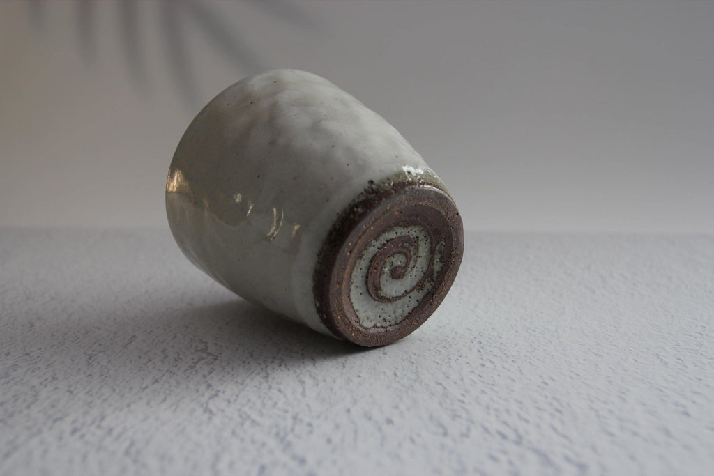 Handmade Shigaraki Kohiki Tea Cup: Japanese Pottery, 250ml