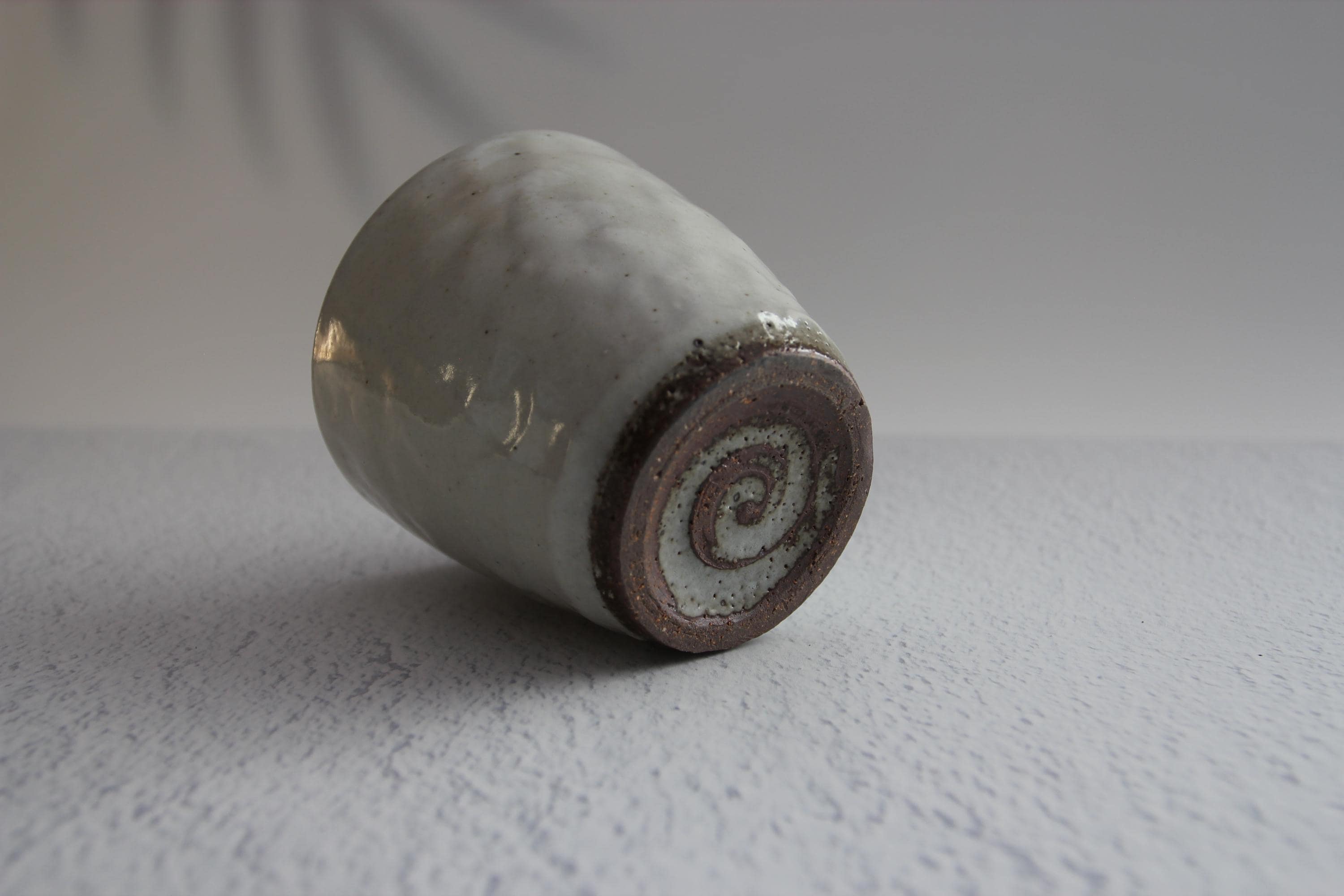 Handmade Shigaraki Kohiki Tea Cup: Japanese Pottery, 250ml