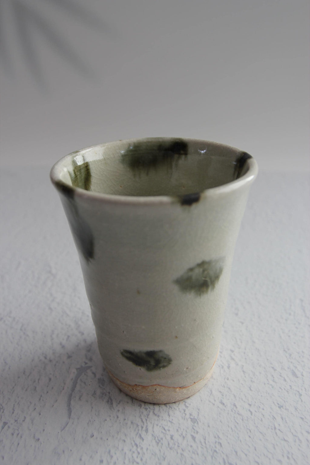 Handmade Shigaraki Ware Tea Cup: Japanese Ceramic Tumbler, 250ml