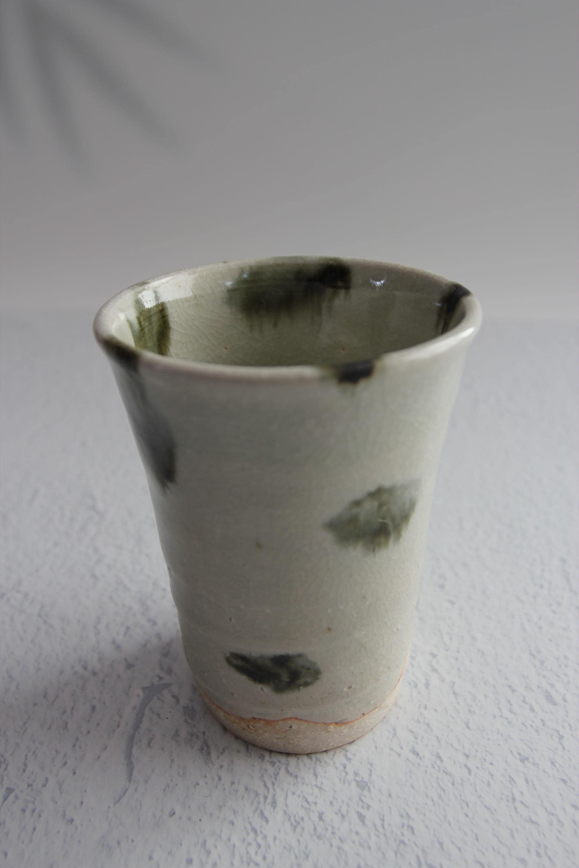 Handmade Shigaraki Ware Tea Cup: Japanese Ceramic Tumbler, 250ml