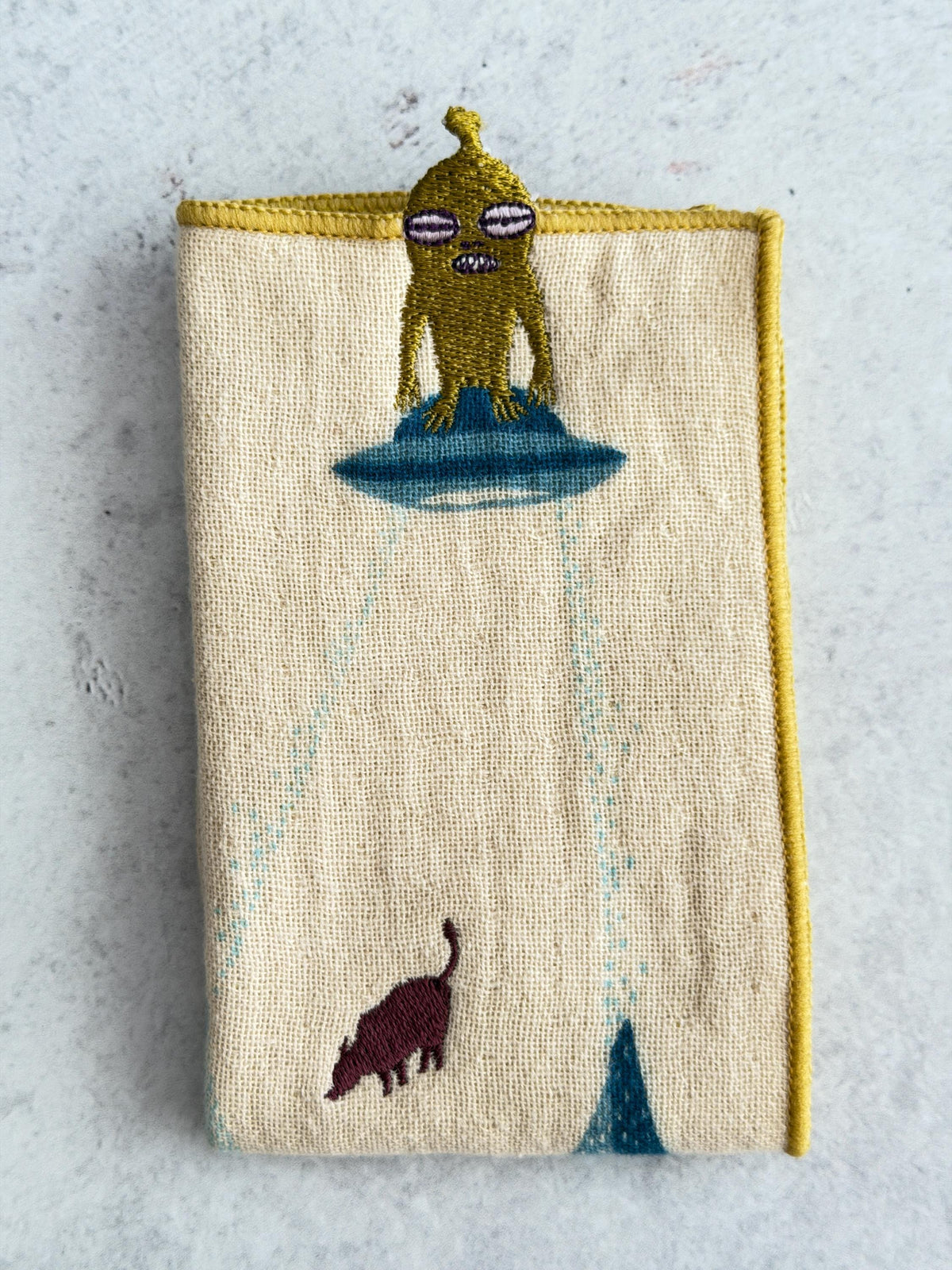 Embroidered Cotton Handkerchief Pocket : moritaMiW Japanese Pocket Hanky
