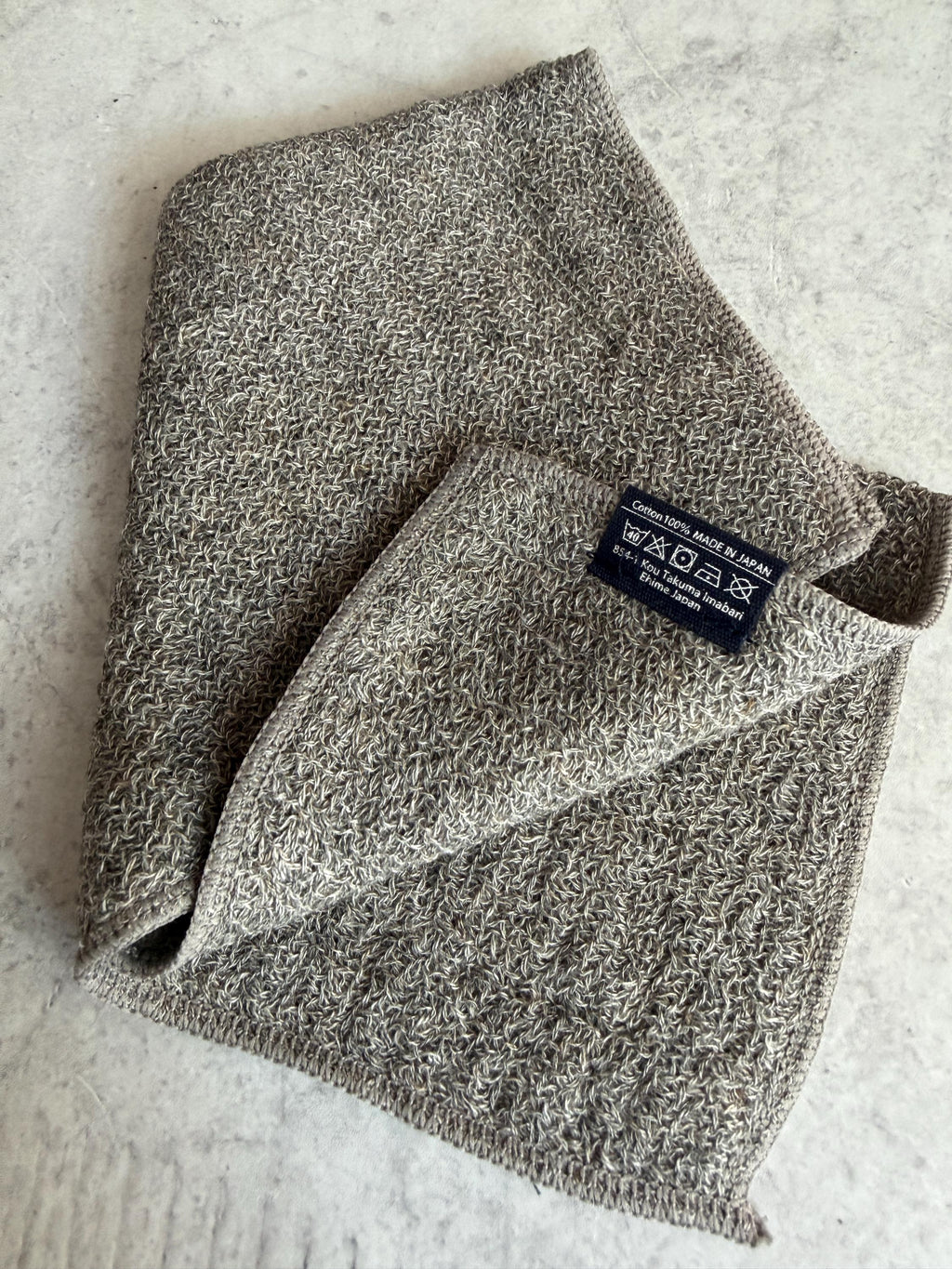 LANA 100% Cotton Handkerchief | Made in Japan, Reusable Pocket Square (23 x 23 cm)