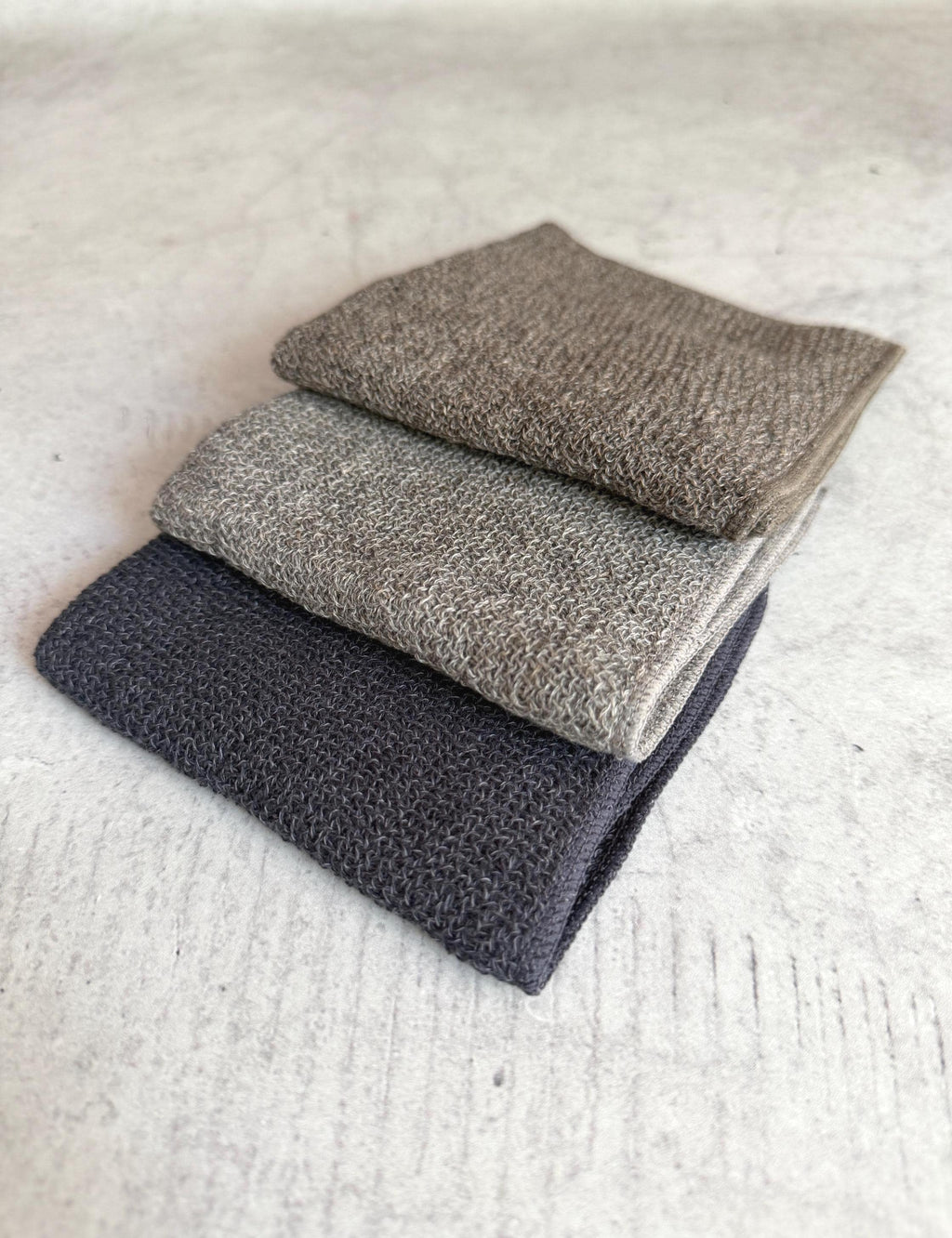 LANA 100% Cotton Handkerchief | Made in Japan, Reusable Pocket Square (23 x 23 cm)