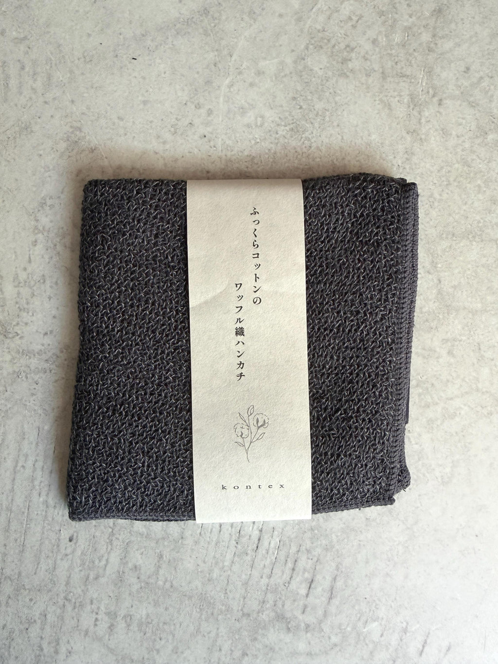 LANA 100% Cotton Handkerchief | Made in Japan, Reusable Pocket Square (23 x 23 cm)