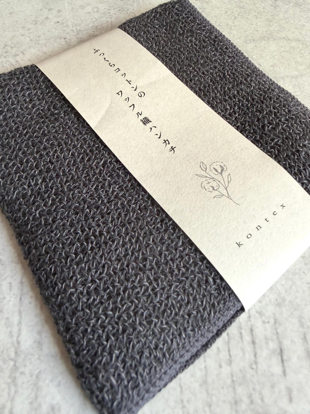 LANA 100% Cotton Handkerchief | Made in Japan, Reusable Pocket Square (23 x 23 cm)