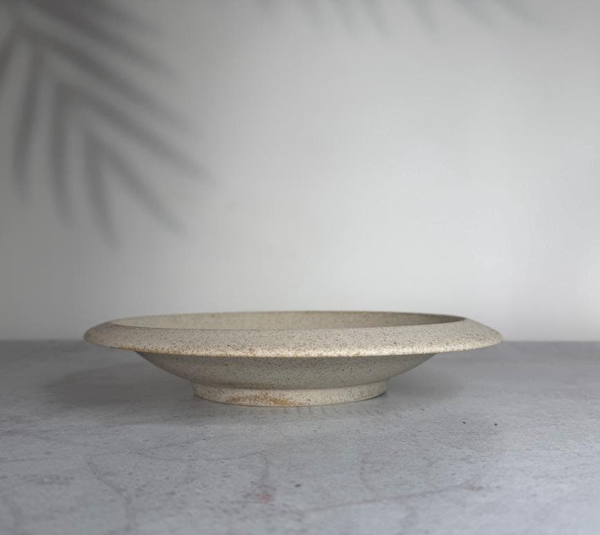 Mino Ware Porto 24cm Pasta Plate  Silk Robe Japanese Ceramic Plate, Wide Pasta Bowl, Made in Japan