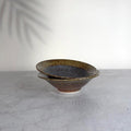 Minoyaki Ashibuki Surime Pattern Flat Bowl | Japanese Pottery | Mino Ware Dish | Made in Japan