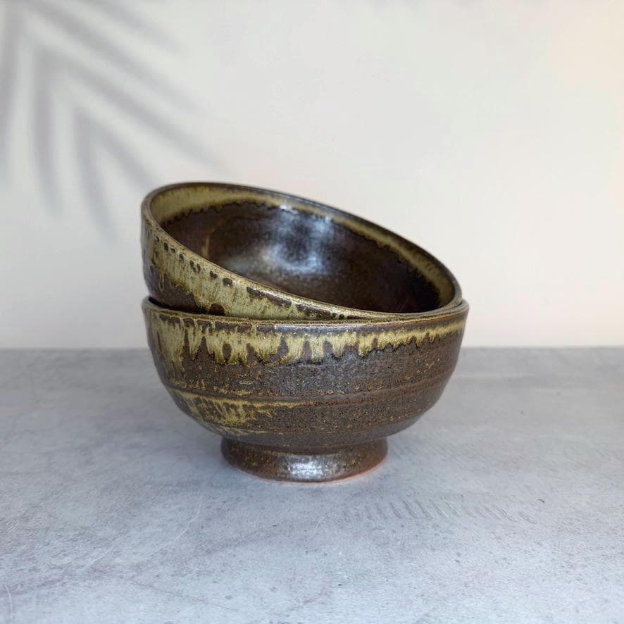 Minoyaki Bizen-Style Takahama-don Bowl | Japanese Pottery | Mino Ware | 17cm Donburi Bowl | Made in Japan