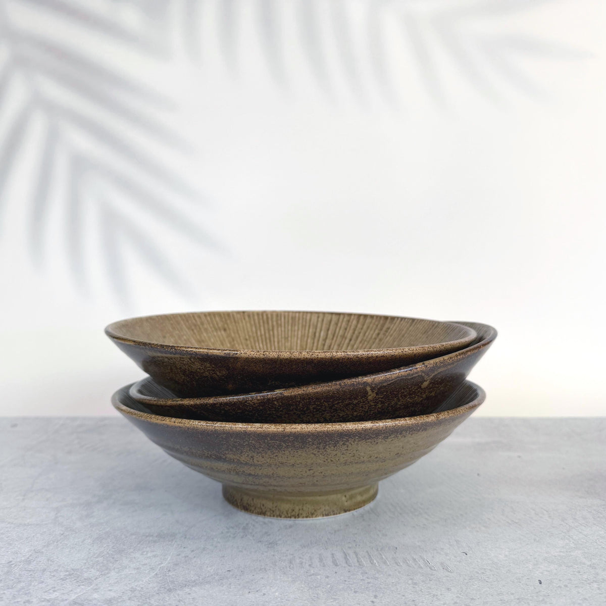 Mino Ware Kuchiba Donburi Bowl  Large Japanese Ceramic Rice Bowl, Made in Japan