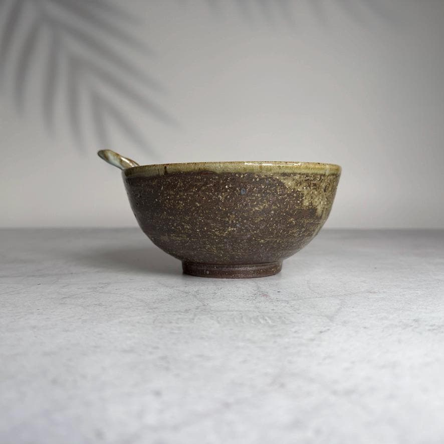 Japanese Mino Ware Ceramic Mortar | Handmade Suribachi Grinding Bowl | Made in Japan | Sesame Grinder | Spice & Herb Mortar