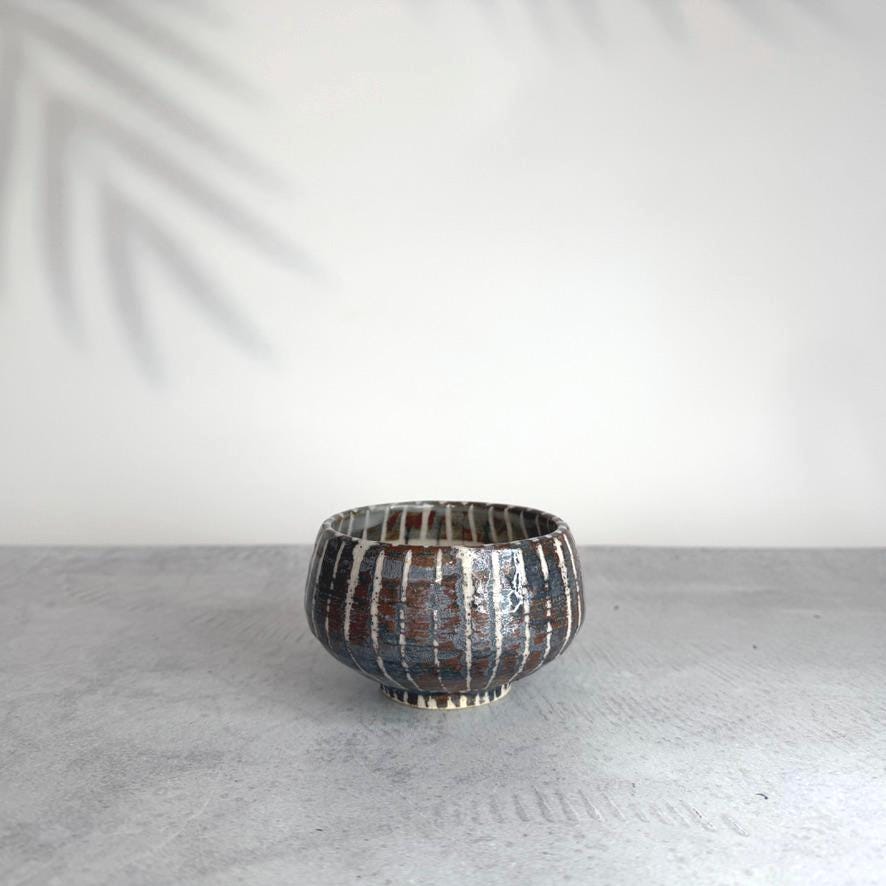 Minoyaki Rusty Jyukusa Japanese Tea Cup | Rustic Mino Ware | Handmade-Style Japanese Pottery Teacup