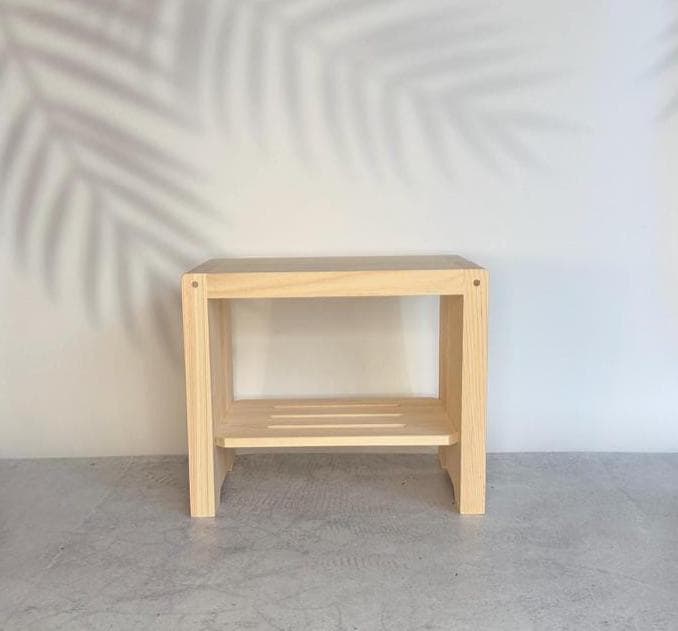 Japanese Hinoki Bath Stool | Authentic Hinoki Cypress Bath Chair | Made In Japan | Onsen Bath Seat | Wooden Spa Stool | Japanese Bathroom