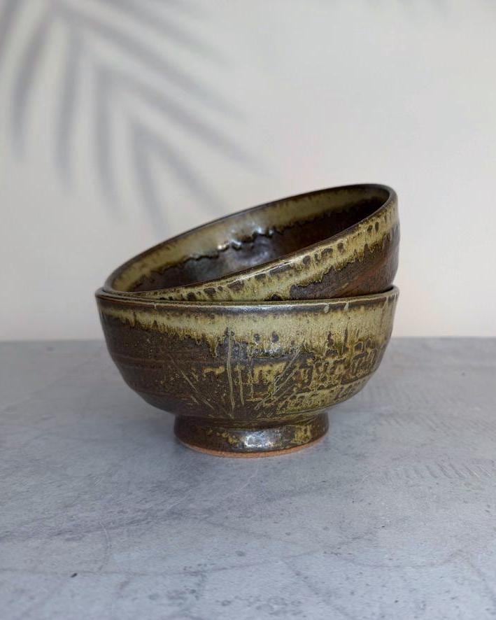 Minoyaki Bizen-Style Takahama-don Bowl | Japanese Pottery | Mino Ware | 17cm Donburi Bowl | Made in Japan