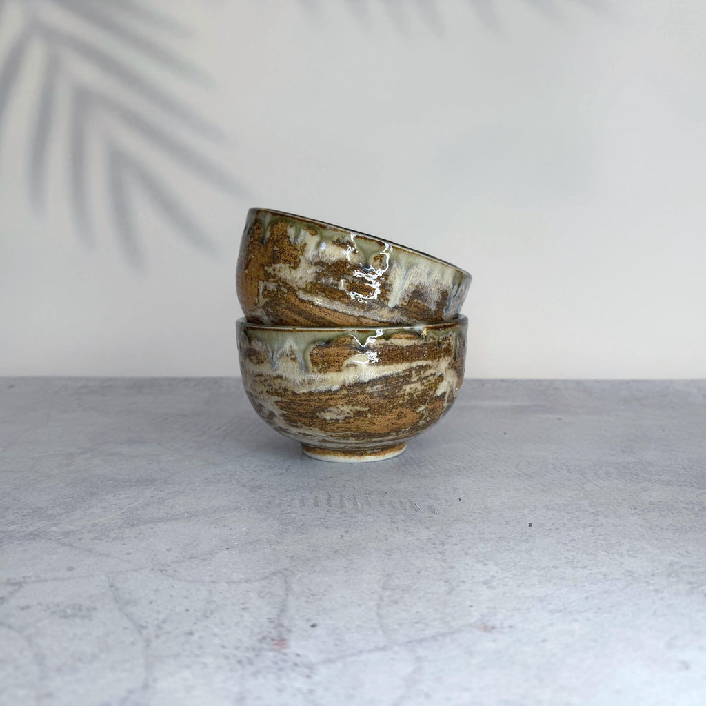 Mino Ware Round Donburi Bowl  Japanese Ceramic Rice & Noodle Bowl, Deep Japanese Serving Bowl, Made in Japan